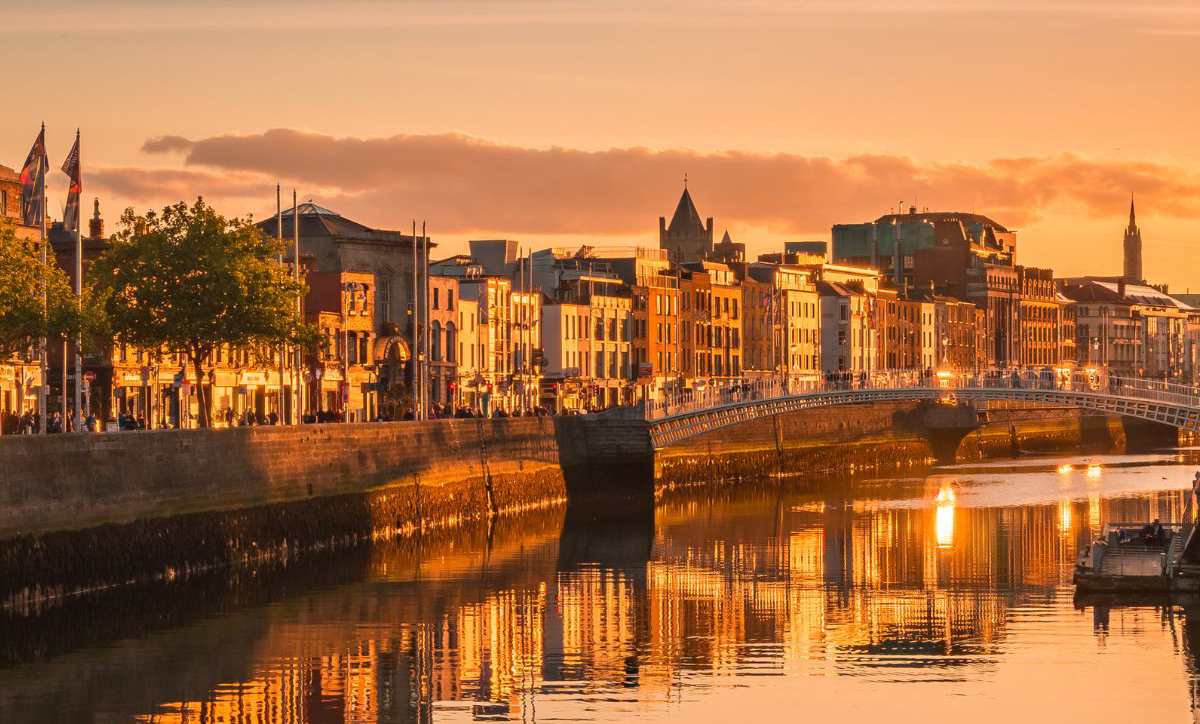 Panoramic view of Dublin
